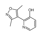 2-(3,5-dimethyl-1,2-oxazol-4-yl)pyridin-3-ol结构式