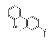 2-(2-fluoro-4-methoxyphenyl)phenol结构式