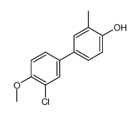 4-(3-chloro-4-methoxyphenyl)-2-methylphenol结构式
