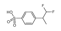 4-(1,1-difluoropropan-2-yl)benzenesulfonic acid Structure