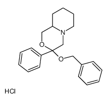3-phenyl-3-phenylmethoxy-4,6,7,8,9,9a-hexahydro-1H-pyrido[2,1-c][1,4]oxazine,hydrochloride Structure