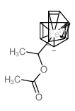 (1-Acetoxyethyl)ferrocene结构式