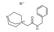 1-(2-(benzylamino)-2-oxoethyl)-1,4-diazabicyclo[2.2.2]octan-1-ium bromide结构式