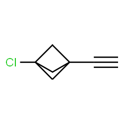 Bicyclo[1.1.1]pentane, 1-chloro-3-ethynyl- (9CI) structure