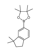 2-(3,3-Dimethylindan-5-yl)-4,4,5,5-tetramethyl-1,3,2-dioxaborolane Structure