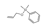 (allyloxy)dimethylphenylsilane结构式