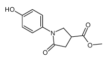 methyl 1-(4-hydroxyphenyl)-5-oxopyrrolidine-3-carboxylate Structure