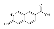 3-氨基异喹啉-7-羧酸结构式