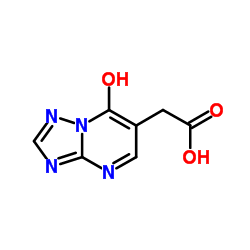 (7-Hydroxy[1,2,4]triazolo-[1,5-a]pyrimidin-6-yl)acetic acid结构式