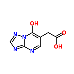 (7-Hydroxy[1,2,4]triazolo-[1,5-a]pyrimidin-6-yl)acetic acid structure