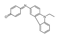 4-(9-ethylcarbazol-3-yl)iminocyclohexa-2,5-dien-1-one Structure