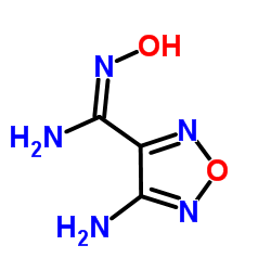 4-AMINO-N'-HYDROXY-1,2,5-OXADIAZOLE-3-CARBOXIMIDAMIDE structure