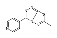 6-methyl-3-pyridin-4-yl-[1,2,4]triazolo[3,4-b][1,3,4]thiadiazole Structure