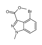 methyl 4-bromo-1-methyl-1H-indazole-3-carboxylate structure