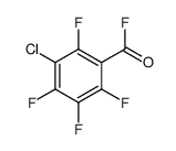 3-chloro-2,4,5,6-tetrafluorobenzoyl fluoride结构式