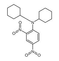 N,N-dicyclohexyl-2,4-dinitroaniline Structure