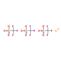 Erbium tris(trifluoromethanesulfonate) Structure