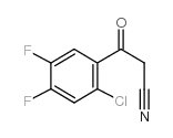 3-(2-chloro-4,5-difluorophenyl)-3-oxopropanenitrile Structure