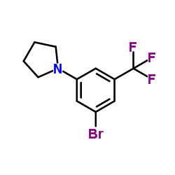 1-[3-Bromo-5-(trifluoromethyl)phenyl]pyrrolidine图片