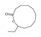 11-ethyl-oxacycloundecan-2-one结构式