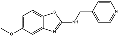 5-Methoxy-N-(pyridin-4-ylmethyl)benzo[d]thiazol-2-amine Structure