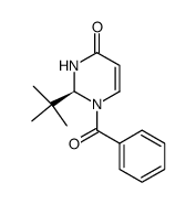 1-benzoyl-2(S)-tert-butyl-2,3-dihydro-4(1H)-pyrimidin-4-one Structure