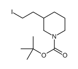 tert-butyl 3-(2-iodoethyl)piperidine-1-carboxylate Structure