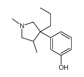 3-(1,4-dimethyl-3-propylpyrrolidin-3-yl)phenol Structure