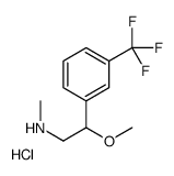 2-methoxy-N-methyl-2-[3-(trifluoromethyl)phenyl]ethanamine,hydrochloride Structure