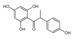 2-(4-hydroxyphenyl)-1-(2,4,6-trihydroxyphenyl)propan-1-one Structure