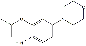 2-Isopropoxy-4-morpholinoaniline结构式
