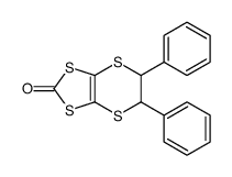 5,6-diphenyl-5,6-dihydro-[1,3]dithiolo[4,5-b][1,4]dithiin-2-one结构式