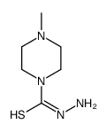 1-Piperazinecarbothioicacid,4-methyl-,hydrazide(8CI,9CI)结构式