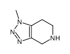 1-Methyl-4,5,6,7-tetrahydro-1H-[1,2,3]triazolo[4,5-c]pyridine结构式