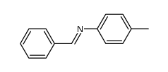(E)-N-BENZYLIDENE-4-METHYLANILINE结构式