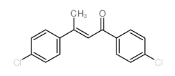 2-Buten-1-one,1,3-bis(4-chlorophenyl)- Structure