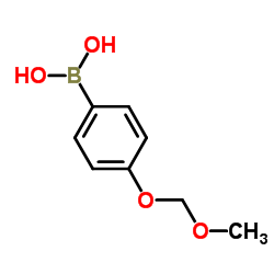 (4-(甲氧基甲氧基)苯基)硼酸结构式