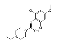 2-(diethylamino)ethyl N-(2,6-dichloro-4-methoxyphenyl)carbamate Structure