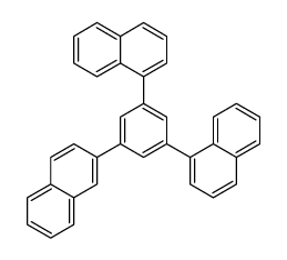 1-(3-naphthalen-1-yl-5-naphthalen-2-ylphenyl)naphthalene结构式