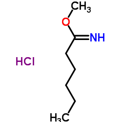 Methyl hexanimidate hydrochloride (1:1) Structure