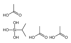 acetic acid,trihydroxy(propan-2-yl)silane结构式