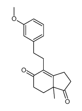 3-methoxy-9,10-secoestra-1,3,5(10),8(14)-tetraene-9,17-dione结构式