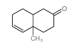 4a-methyl-1,3,4,7,8,8a-hexahydronaphthalen-2-one Structure