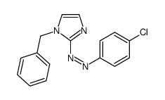 (1-benzylimidazol-2-yl)-(4-chlorophenyl)diazene结构式