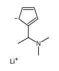 lithium,1-cyclopenta-2,4-dien-1-yl-N,N-dimethylethanamine结构式