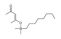 4-[dimethyl(octyl)silyl]oxypent-3-en-2-one结构式