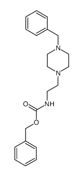 N-benzyloxycarbonyl-2-(4-benzylpiperazin-1-yl)ethylamine Structure