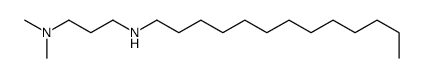 N',N'-dimethyl-N-tridecylpropane-1,3-diamine结构式