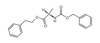 Z-L-Ala 2-phenylethyl ester结构式