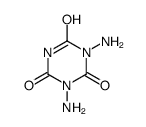1,3,5-Triazine-2,4,6(1H,3H,5H)-trione,1,3-diamino-(9CI) Structure